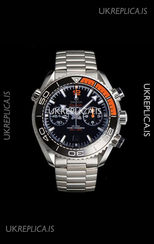 Omega Speedmaster Planet Ocean Black Dial Super Clone Watch 