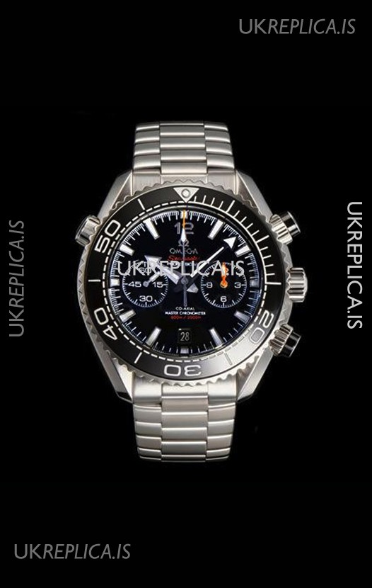 Omega Speedmaster Planet Ocean Black Dial Super Clone Watch 