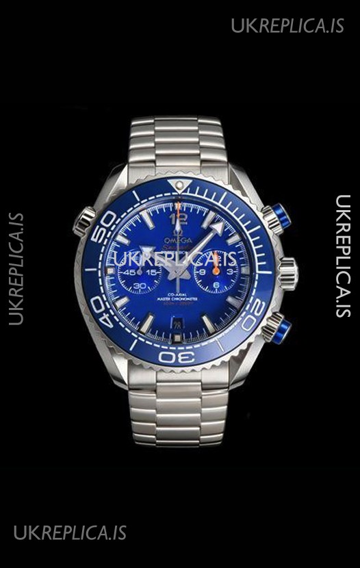 Omega Speedmaster Planet Ocean Blue Dial Super Clone Watch 
