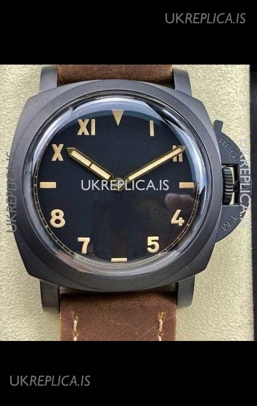 Panerai Luminor PAM00629 1950 3 Days Titanio DLC Coated Super Clone Watch 
