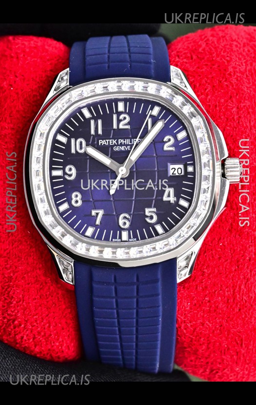 Patek Philippe Aquanaut 5167 Stainless Steel Blue Dial 38.5MM Watch