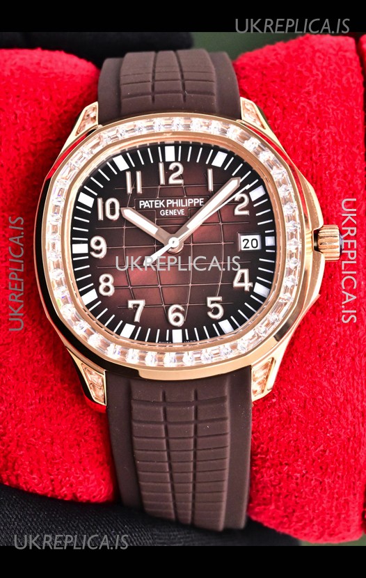 Patek Philippe Aquanaut 5167 Rose Gold Brown Dial 38.5MM Watch
