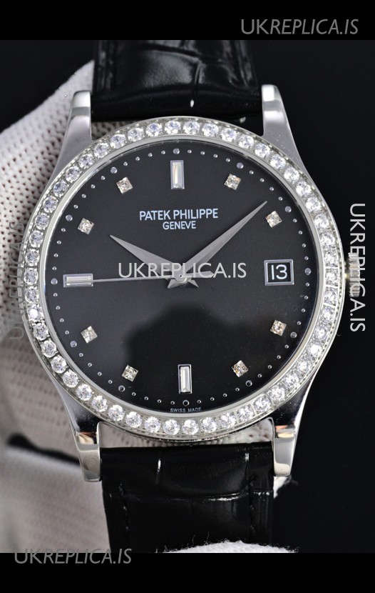 Patek Philippe Calatrava 5298 Round Diamonds Super Clone Watch 