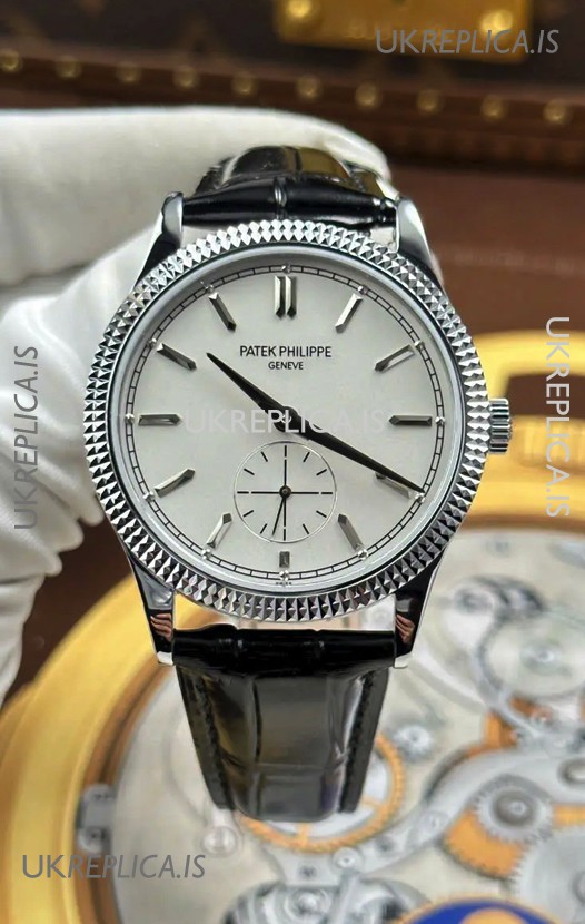 Patek Philippe Calatrava 6119G Stainless Steel White Dial Super Clone Watch 