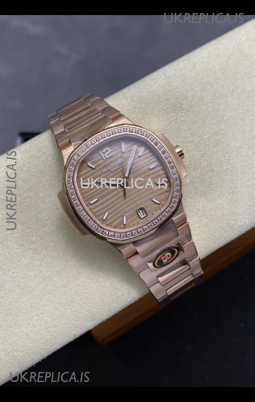 Patek Philippe Nautilus 7118 35MM Rose Gold Super Clone Watch 