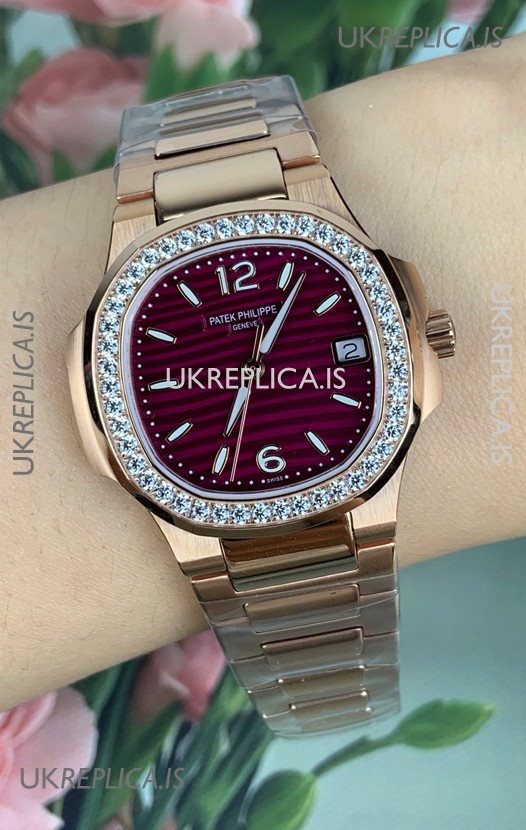 Patek Philippe Nautilus 7010/1R-013 Rose Gold Super Clone Watch 