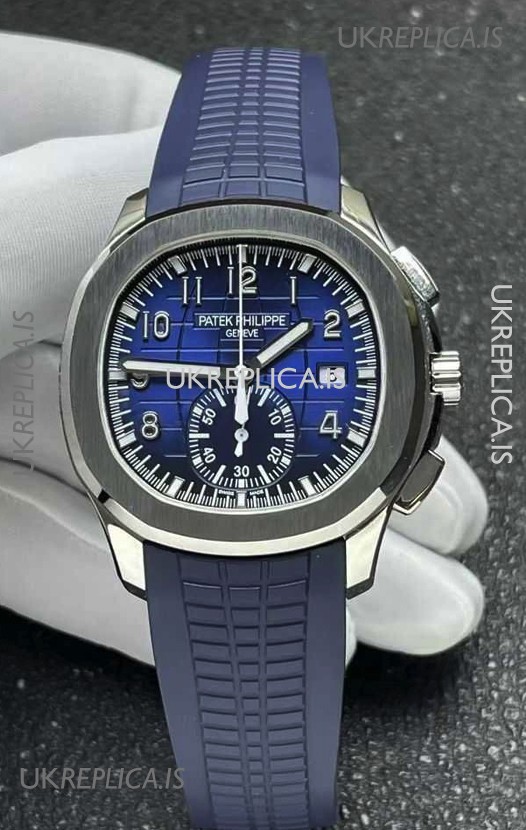 Patek Philippe Aquanaut 5968 Steel Case Blue Dial Super Clone Watch 