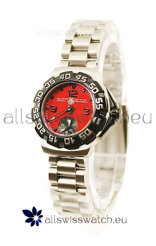 Tag Heuer Professional Formula 1 Japanese Replica Watch in Red Dial