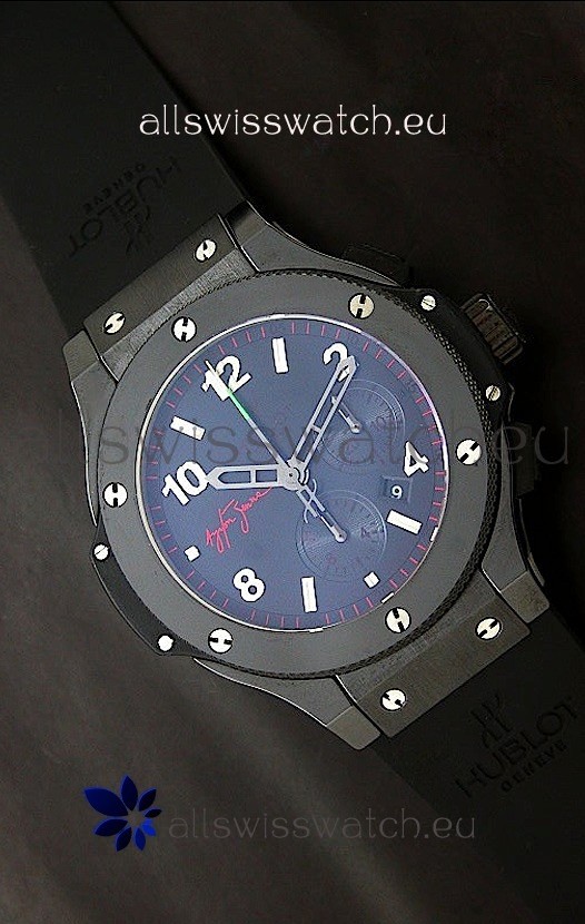 Hublot Ayrton Senna Swiss Watch in PVD Case