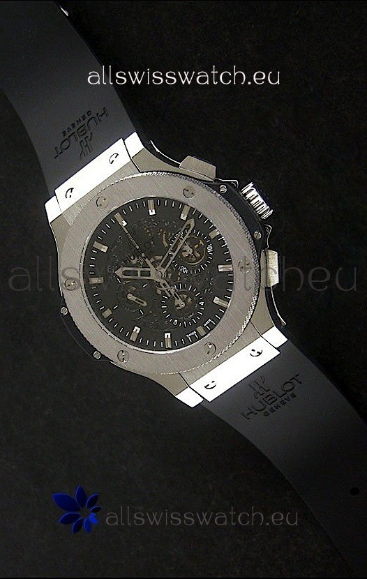 Hublot Big Bang AeroBang Swiss Watch in Steel Case