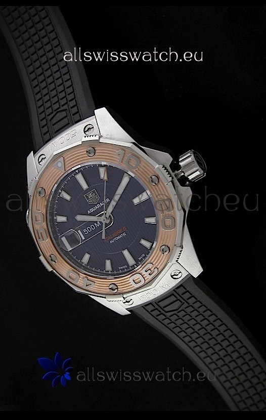 Tag Heuer Aquaracer Calibre 5 Swiss Automatic Watch in Black Dial