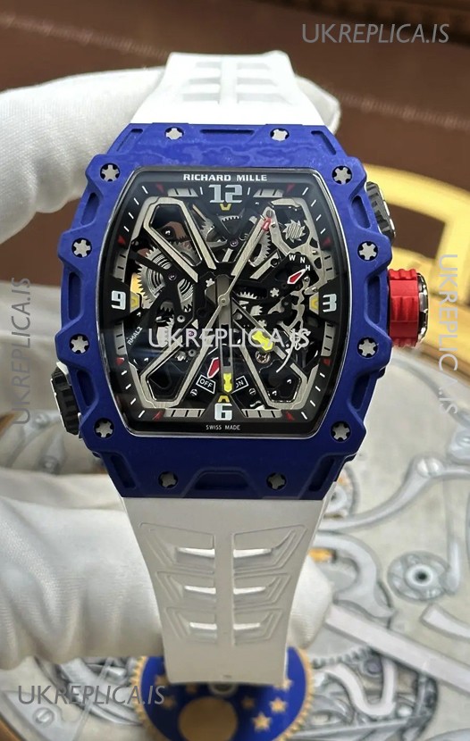 Richard Mille RM35-03 Rafael Nadal Edition Blue Quartz TPT Super Clone Watch 