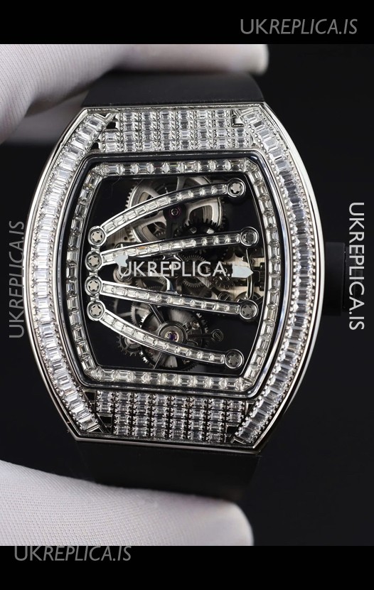 Richard Mille 59-01 Iced Out Casing Super Clone Watch 