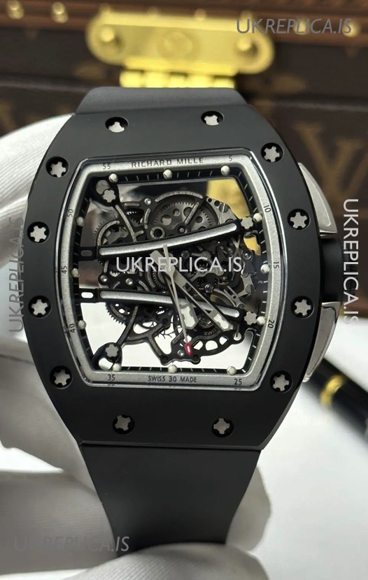 Richard Mille RM61-01 Black Ceramic FREE SPRUNG MVMNT Super Clone Watch
