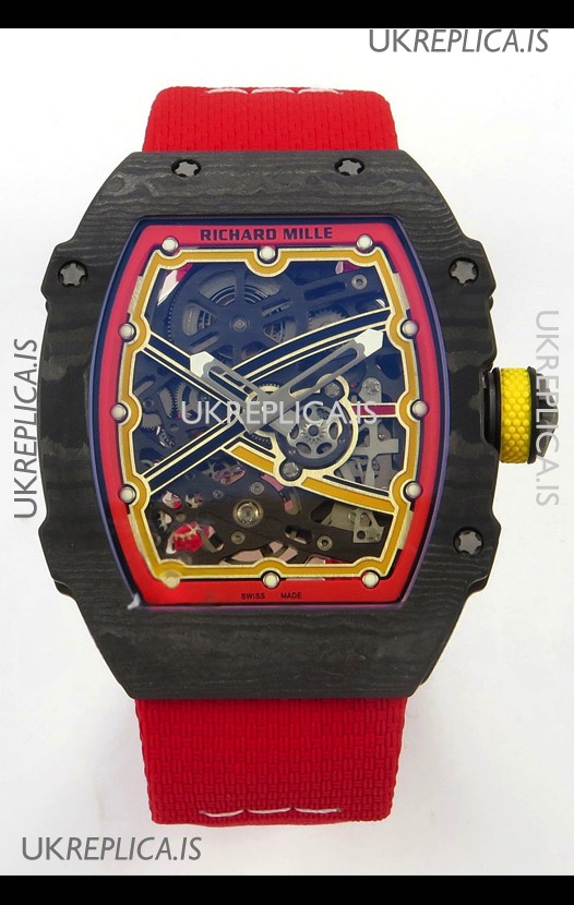 Richard Mille RM67-02 Black NTPT 37 Grams CRMA7 Clone Movement 