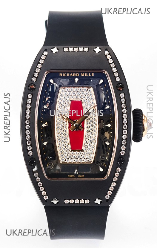 Richard Mille RM007 Black Ceramic Automatic Super Clone Watch 
