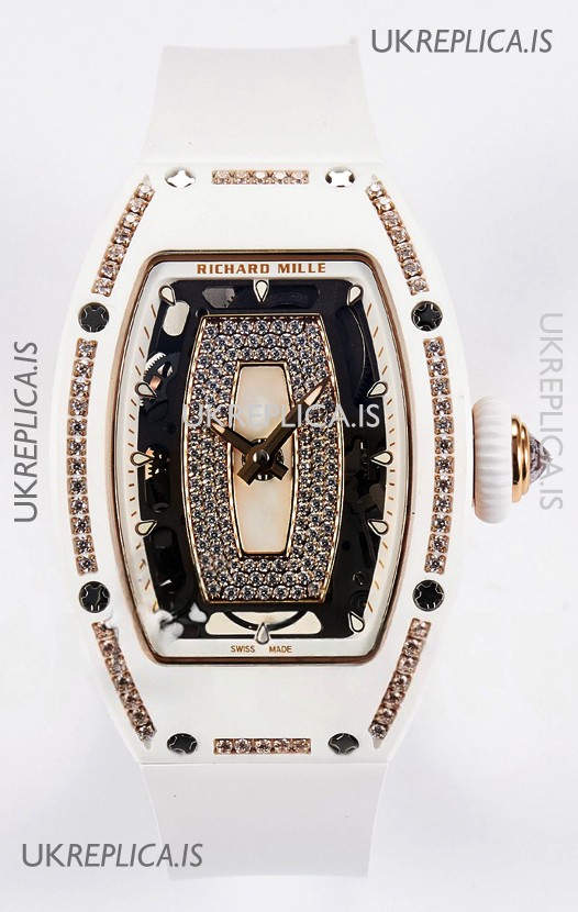 Richard Mille RM007 White Ceramic Automatic Super Clone Watch 