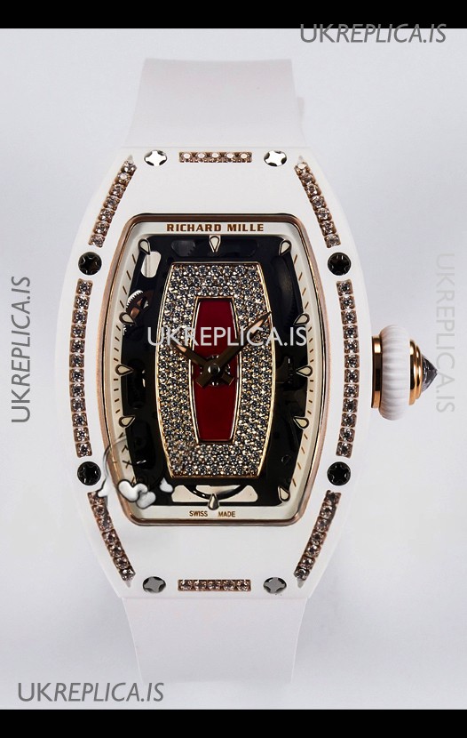 Richard Mille RM007 White Ceramic Automatic Super Clone Watch 