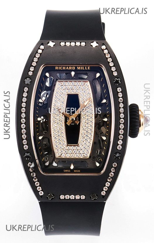 Richard Mille RM007 Black Ceramic Automatic Super Clone Watch 