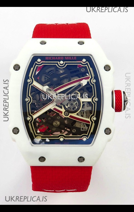 Richard Mille RM67-02 White NTPT 37 Grams CRMA7 Clone Movement 