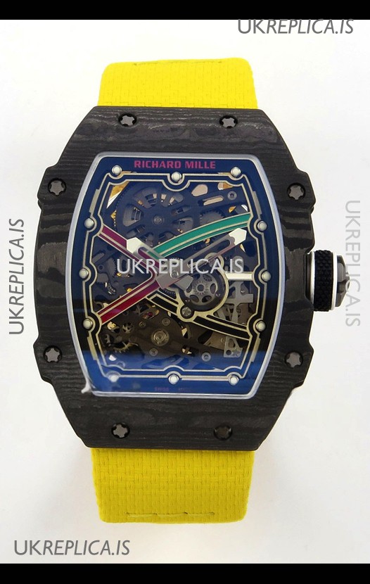 Richard Mille RM67-02 Black NTPT 37 Grams CRMA7 Clone Movement 