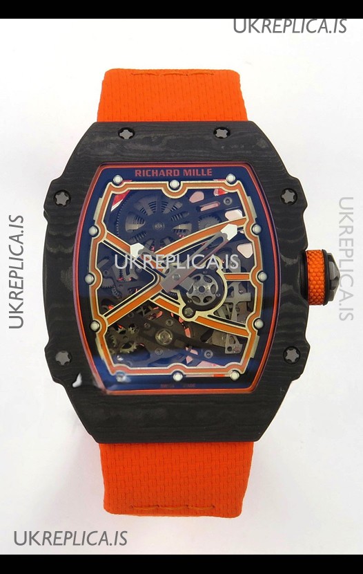Richard Mille RM67-02 Black NTPT 37 Grams CRMA7 Clone Movement 