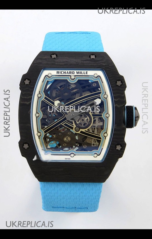 Richard Mille RM67-02 Black NTPT 37 Grams CRMA7 Clone Movement 