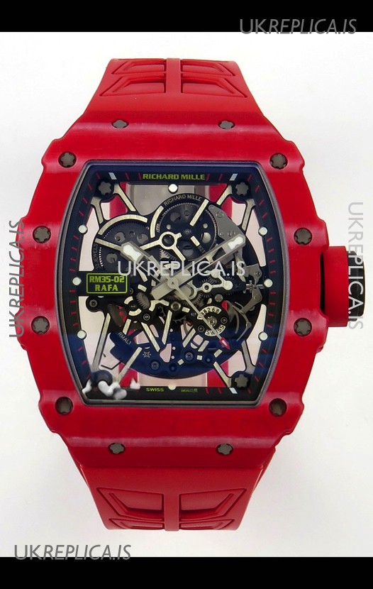 Richard Mille RM035-02 Red NTPT FREE SPRUNG MVMNT Super Clone Watch