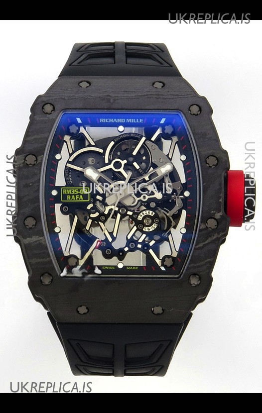 Richard Mille RM035-02 Black NTPT FREE SPRUNG MVMNT Super Clone Watch