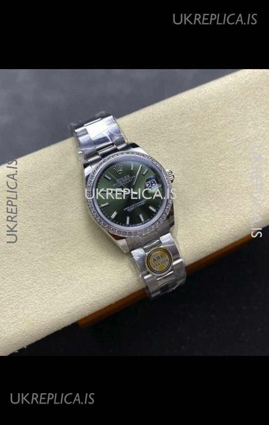 Rolex Super Clone Datejust 31MM Green Dial Oyster Super Clone Watch