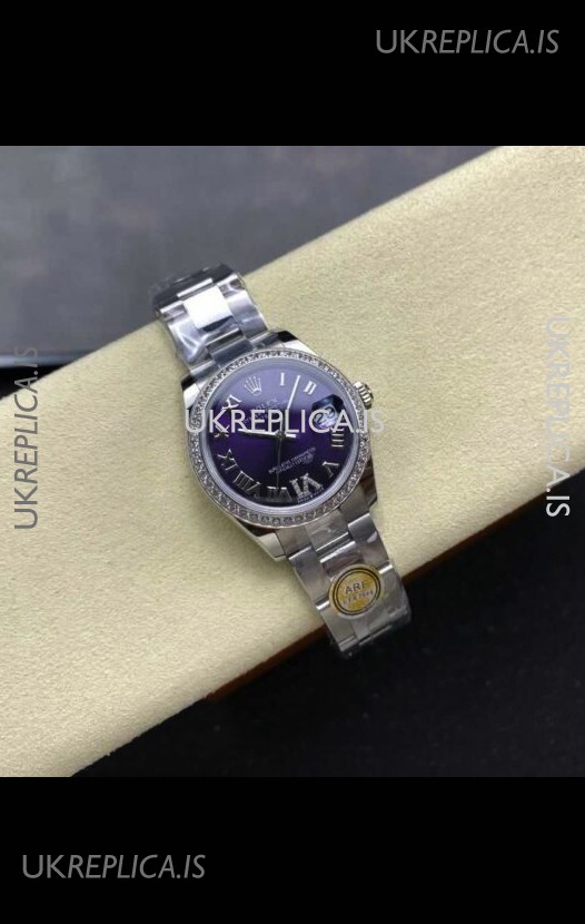 Rolex Super Clone Datejust 31MM Dark Blue Dial Super Clone Watch 