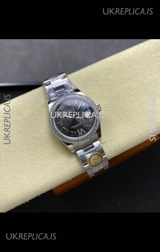 Rolex Super Clone Datejust 31MM Grey Dial Oyster Super Clone Watch