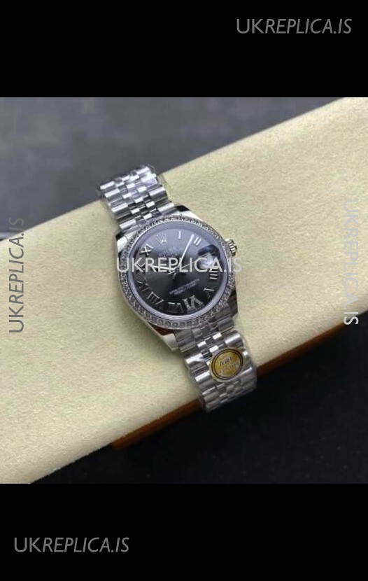 Rolex Super Clone Datejust 31MM Grey Dial Jubilee Super Clone Watch