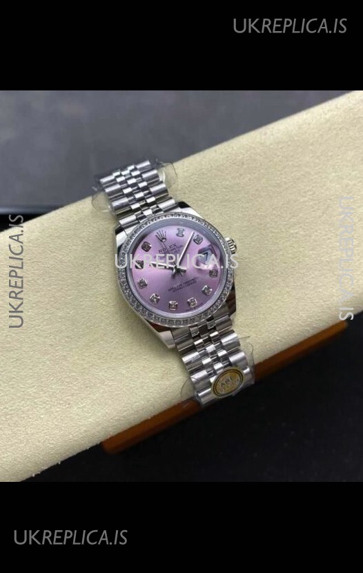 Rolex Super Clone Datejust 31MM Pink Dial Jubilee Super Clone Watch