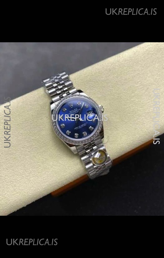 Rolex Super Clone Datejust 31MM Blue Dial Jubilee Super Clone Watch 
