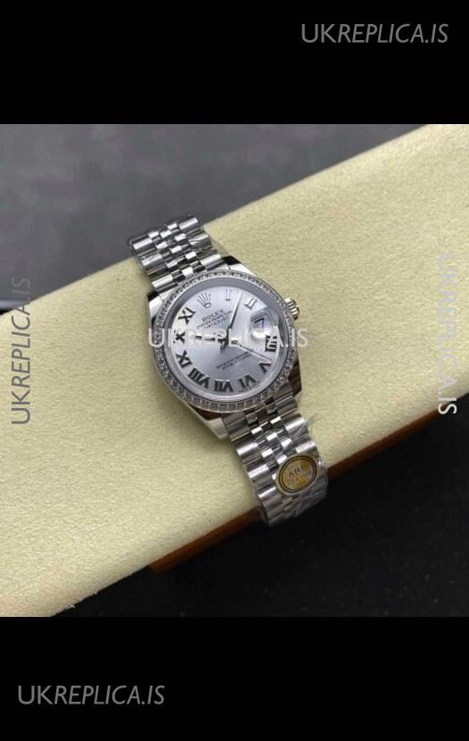 Rolex Super Clone Datejust 31MM Steel Dial Jubilee Super Clone Watch 
