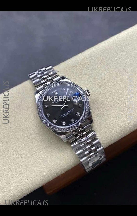 Rolex Super Clone Datejust 31MM Grey Dial Steel Case Super Clone Watch 
