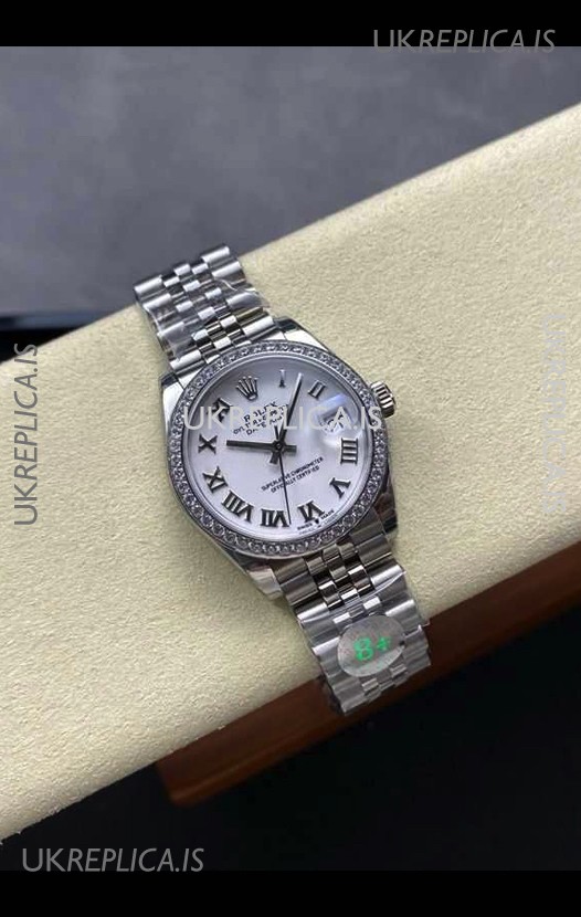 Rolex Super Clone Datejust 31MM White Dial Steel Case Super Clone Watch 