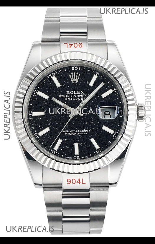 Rolex Datejust Cal.3235 Movement Starry Dial 41MM Super Clone Watch 