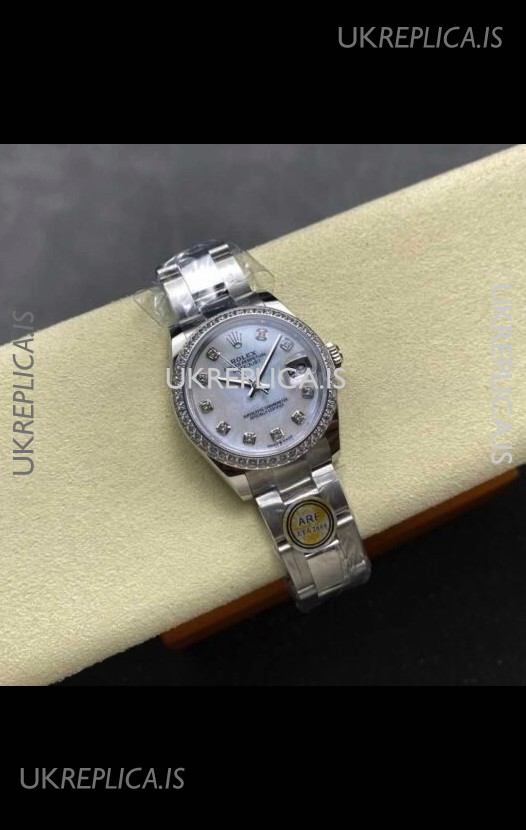 Rolex Super Clone Datejust 31MM Pearl Dial Oyster Super Clone Watch