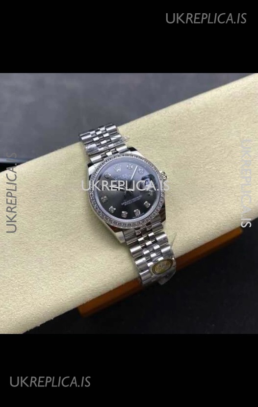 Rolex Super Clone Datejust 31MM Grey Dial Jubilee Super Clone Watch