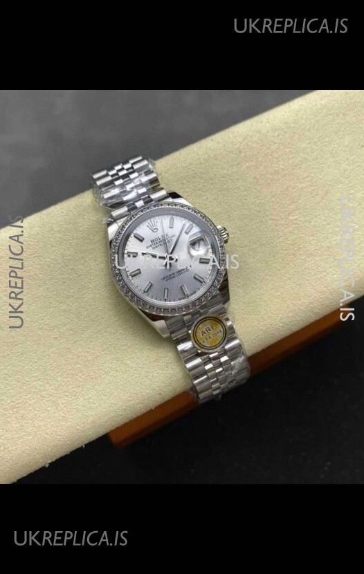 Rolex Super Clone Datejust 31MM Steel Dial Jubilee Super Clone Watch 