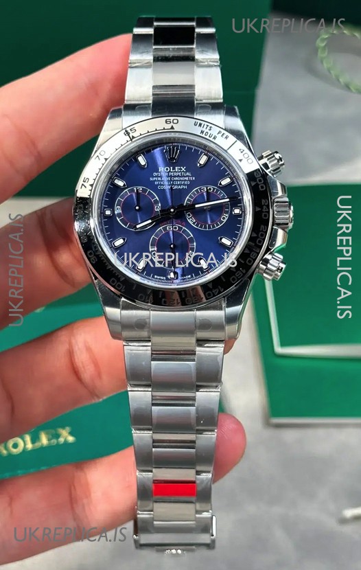 Rolex Daytona 126509 Blue Dial Stick Markers FREE SPRUNG MVMT Super Clone Watch 