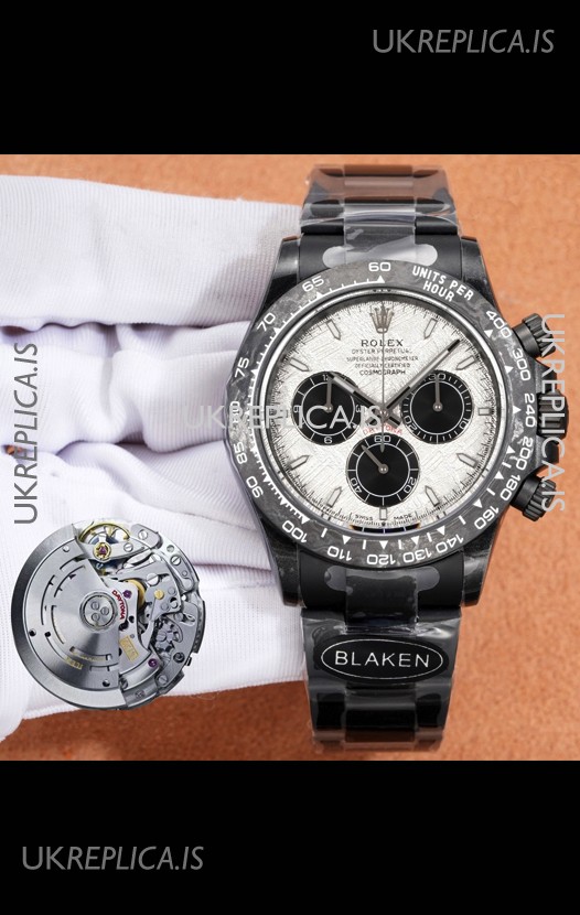 Rolex Daytona Blaken 4131 Movement Meteorite Dial Super Clone Watch 
