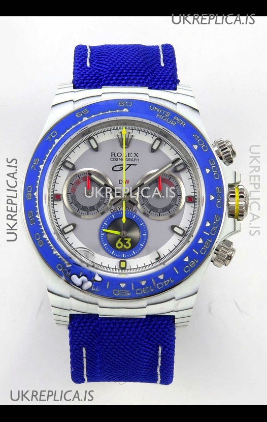 Rolex Daytona DiW Porsche Gt3 White Carbon Super Clone Watch 