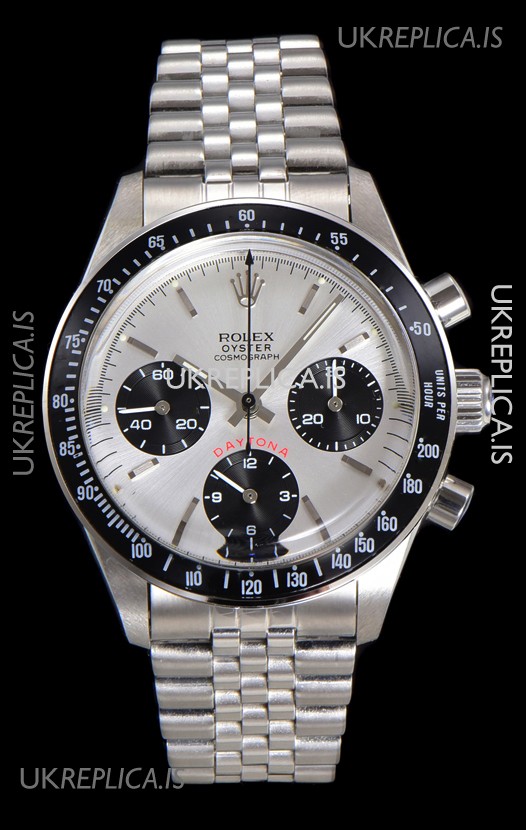 Rolex Daytona Paul Newman 37MM Steel Dial Manual Wind Super Clone Watch 