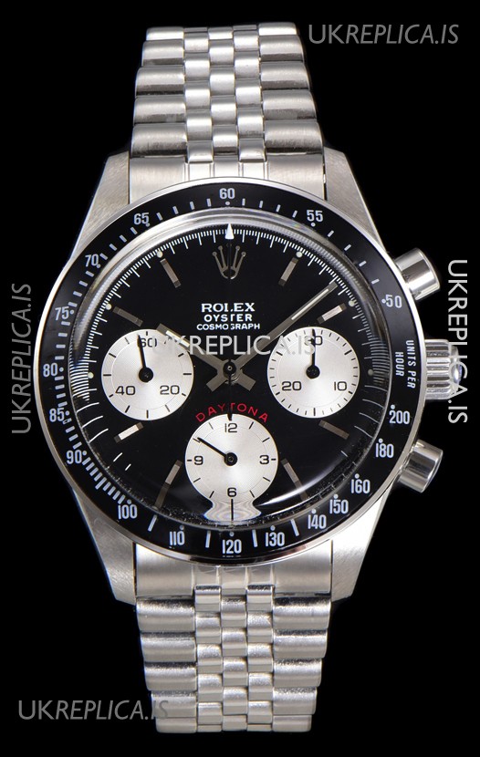 Rolex Daytona Paul Newman 37MM Black Dial Manual Wind Super Clone Watch 