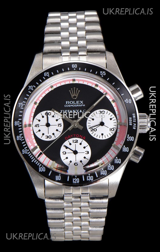Rolex Daytona Paul Newman 37MM Tiffany & Co Black Dial Manual Wind Super Clone Watch 