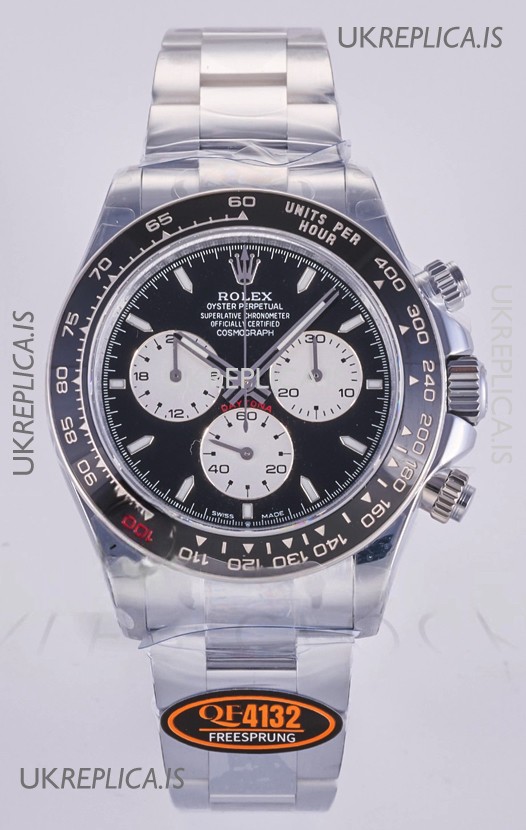 Rolex Daytona 126525 Le Mans White Gold FREE SPRUNG MVMT Super Clone Watch 