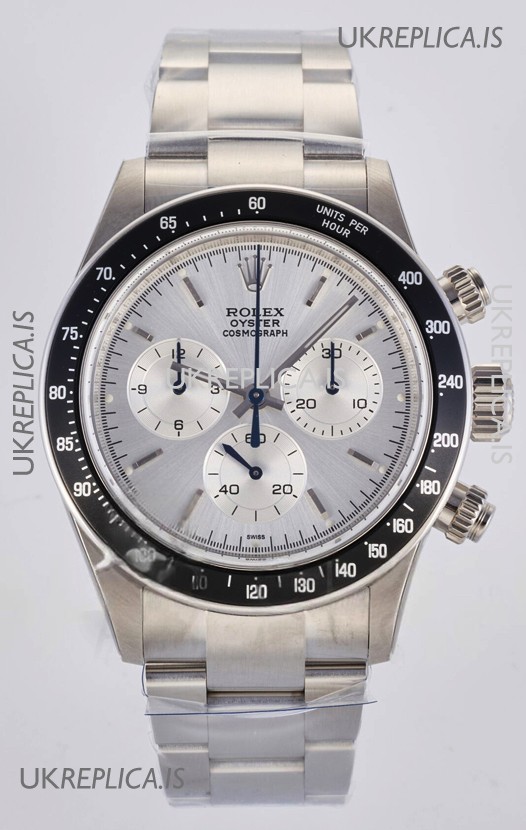 Rolex Daytona Paul Newman Steel Dial Custom Modded 4130 Mvnt Swiss Replica